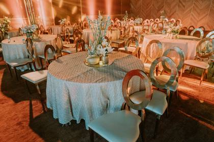 Tablescape and Floral detail — Sufi Night decor — Alila Diwa Goa